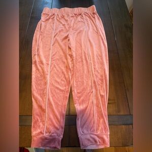 ASOS Women’s Rose Gold Velour Joggers NWOT